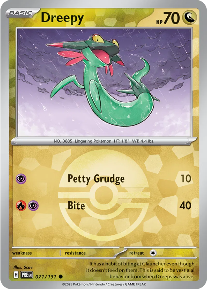 Dreepy Poke ball Holo